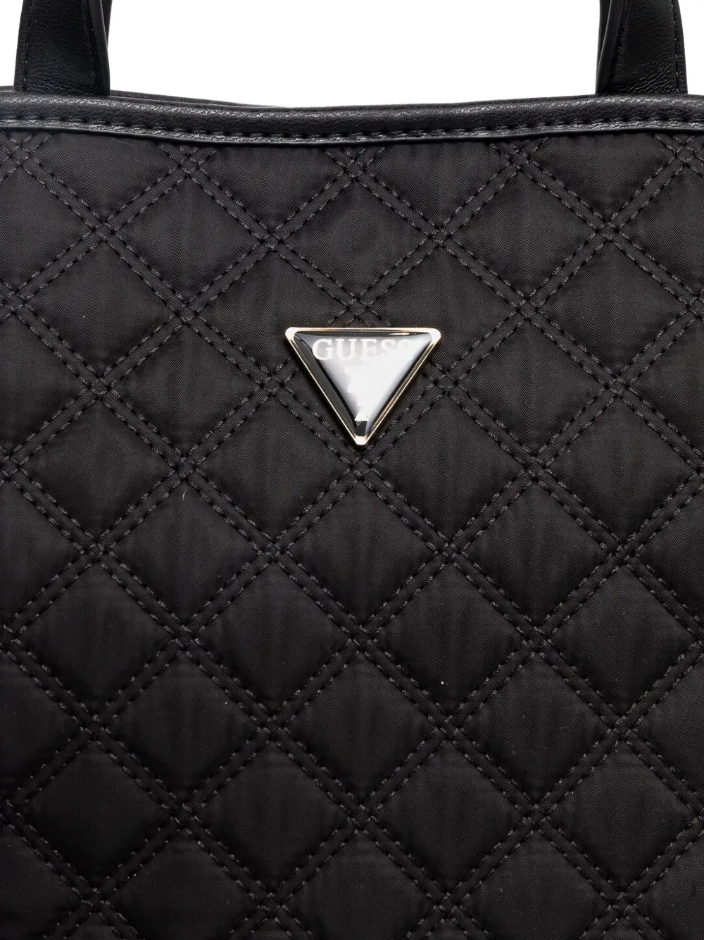 GUESS USA Gewatteerde shopper Zwart