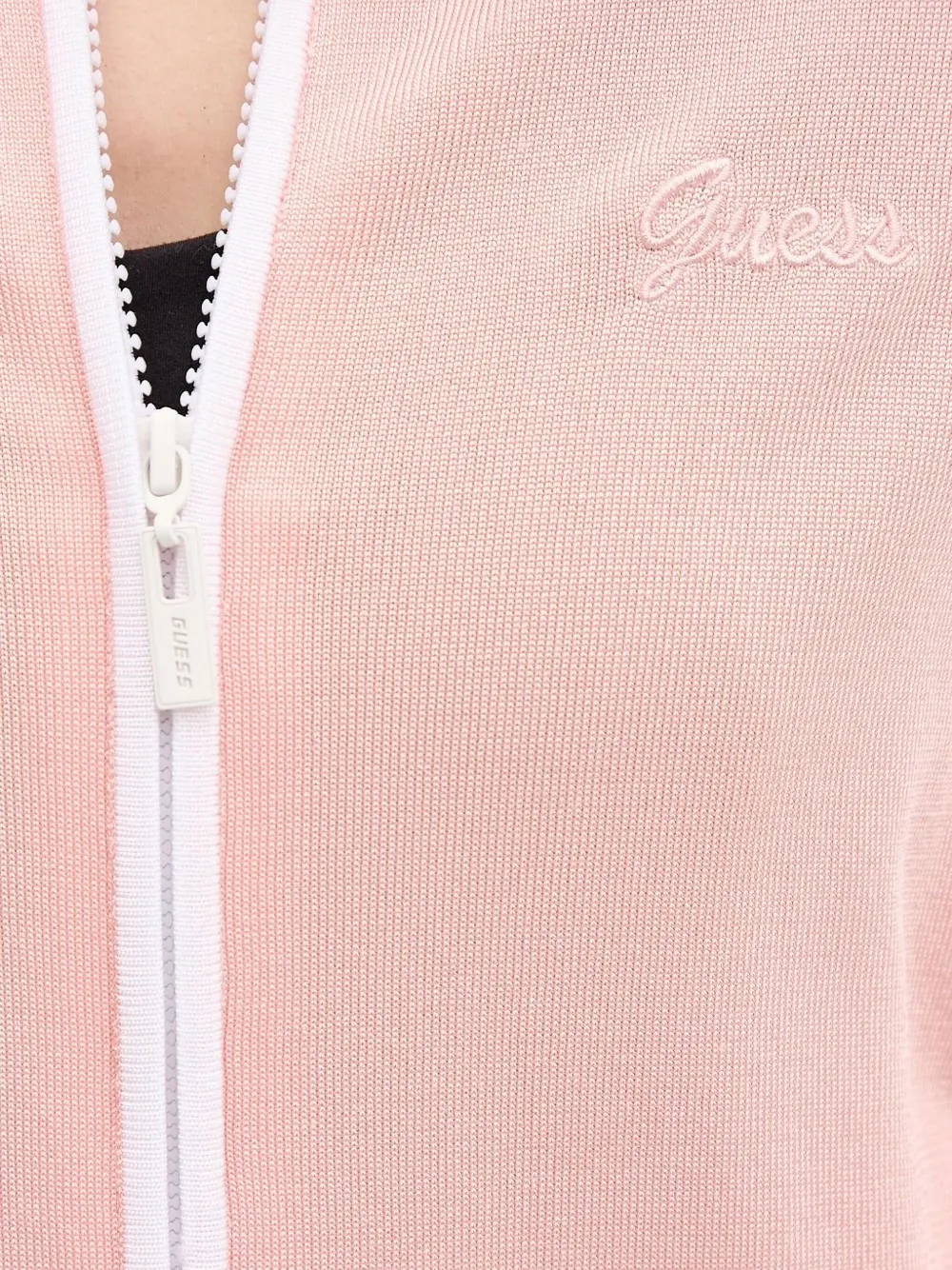 GUESS USA Vest met vlakken en rits Roze