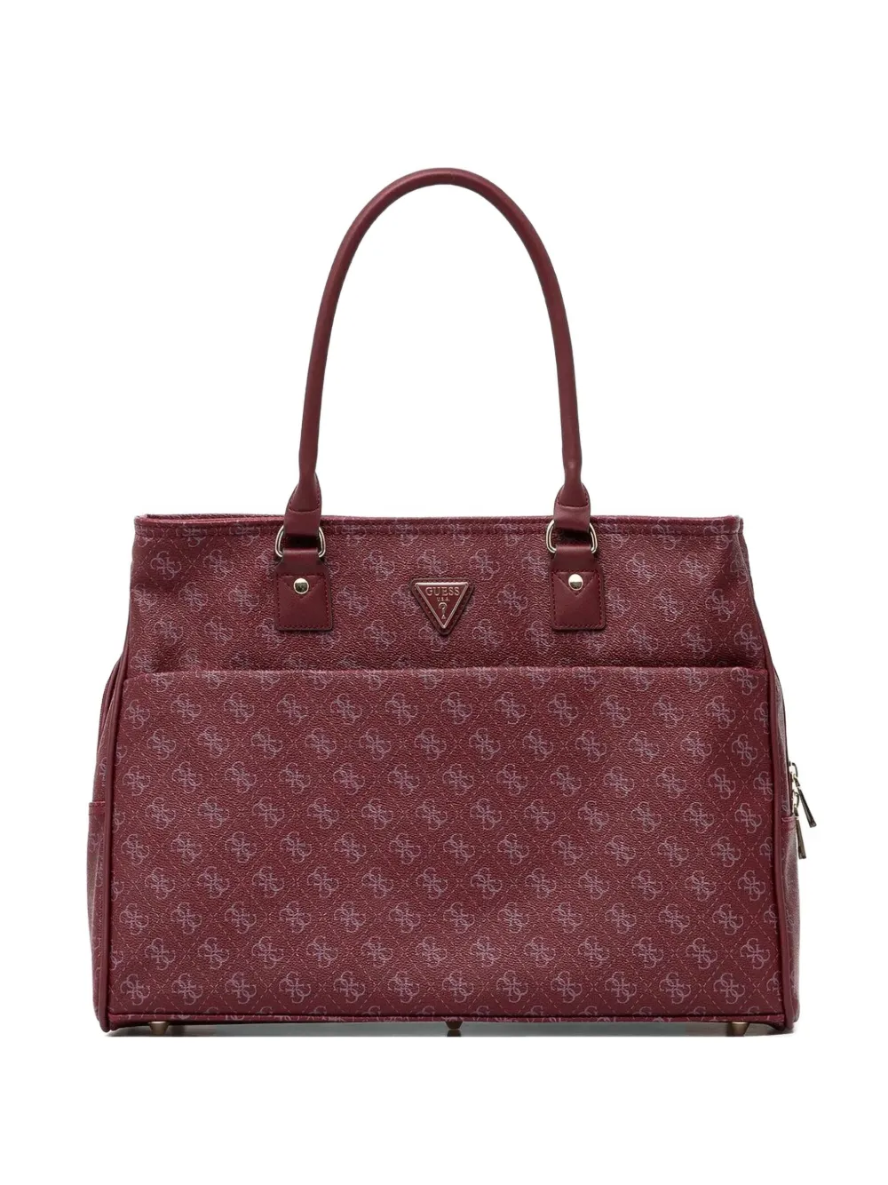 GUESS USA Shopper met monogram Rood