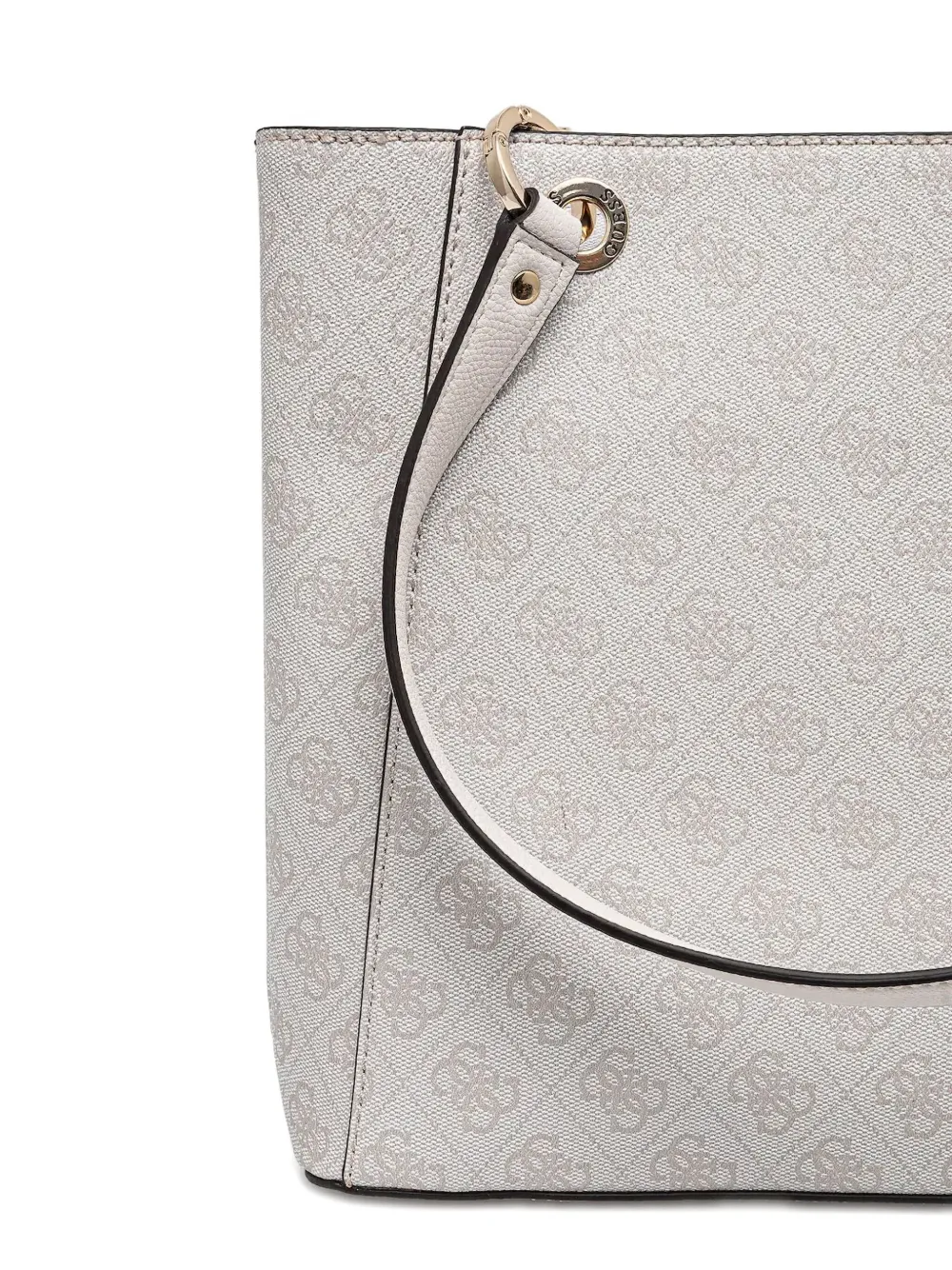 GUESS USA Shopper met logo-reliëf Wit
