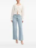 GUESS USA tie-front open-knit cardigan - Neutrals