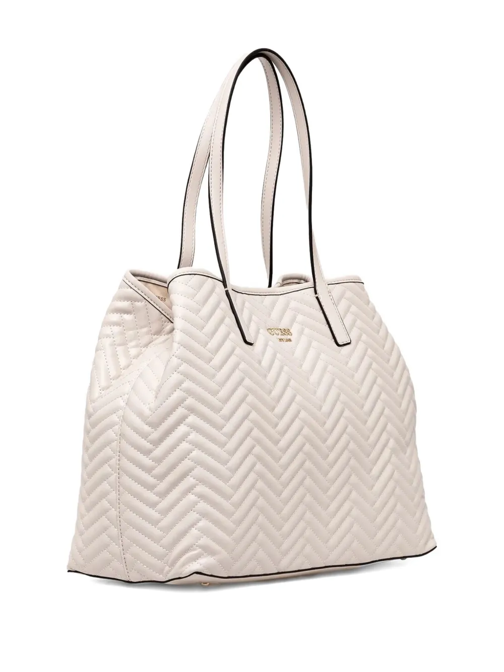 GUESS USA quilted tote bag - Wit