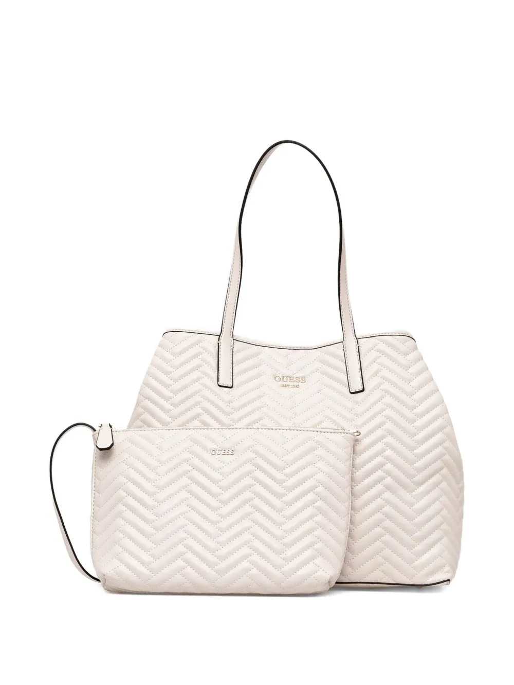 GUESS USA Gewatteerde shopper Wit