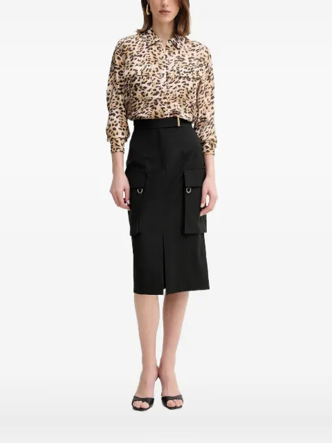 GUESS USA leopard-print button-down shirt