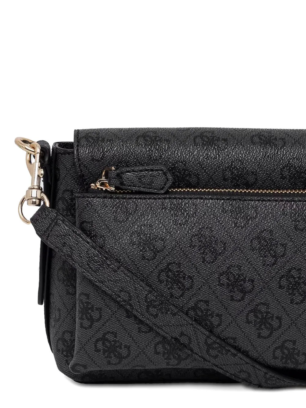 GUESS USA Crossbodytas met monogramprint Zwart