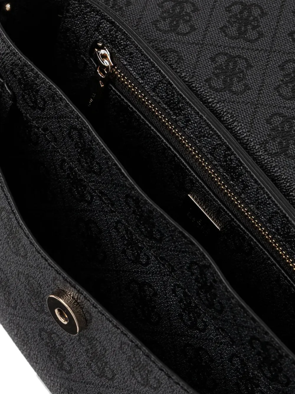 GUESS USA Crossbodytas met monogramprint Zwart