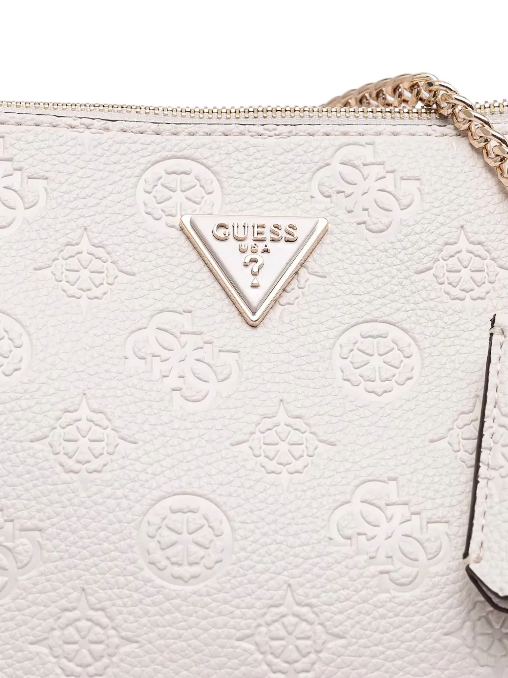 GUESS USA Schoudertas met logo-reliëf Wit