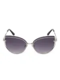 GUESS EYEWEAR cat-eye sunglasses - Silver