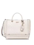 GUESS USA Zarela monogram-debossed tote bag - Neutrals