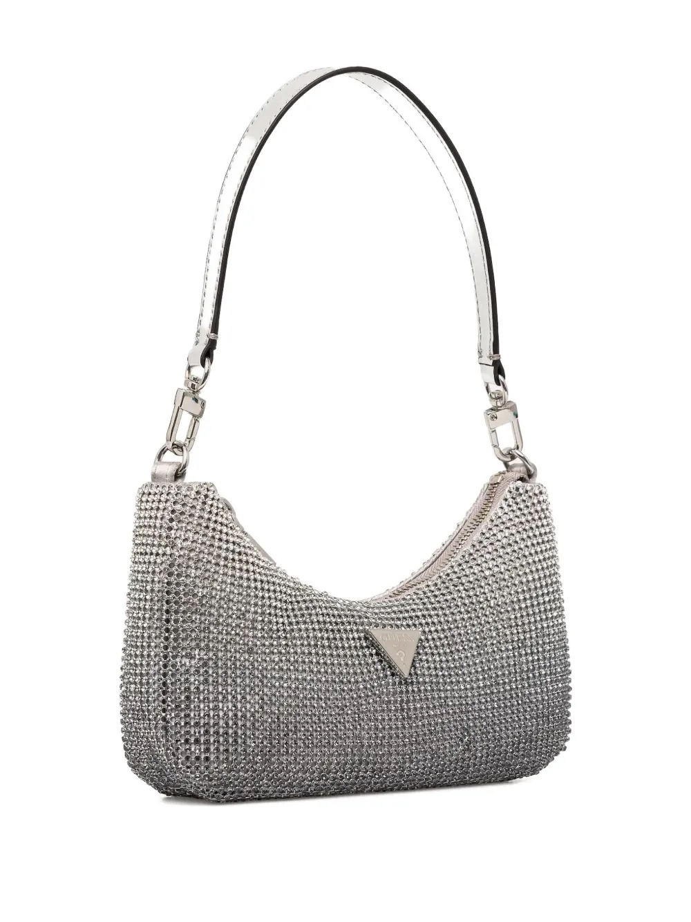 GUESS USA rhinestone-embellished shoulder bag - Zilver