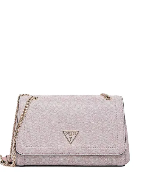 GUESS USA شنطة بقلاب وطبعة شعار الماركة
