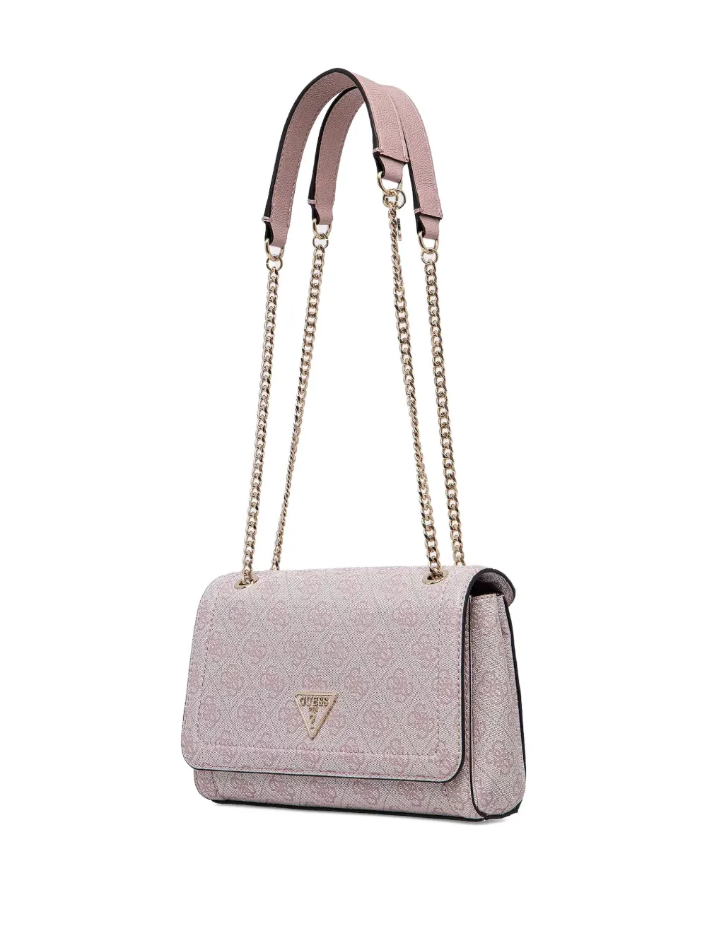 GUESS USA Tas met logoprint en omslag - Roze