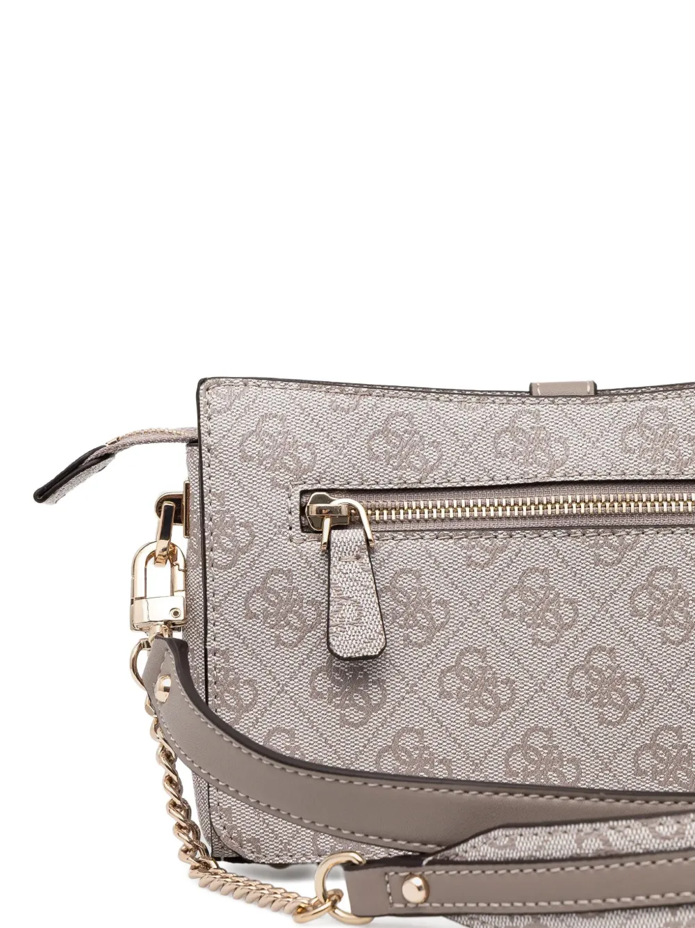 GUESS USA Schoudertas met monogram-print Grijs