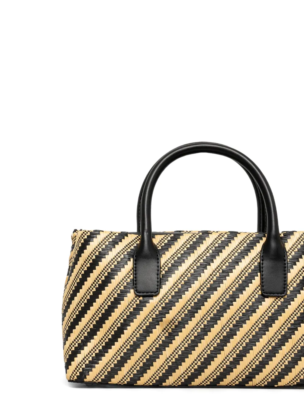 GUESS USA Gestreepte shopper Beige