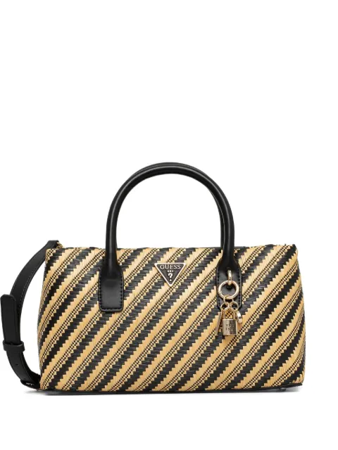 GUESS USA striped tote bag