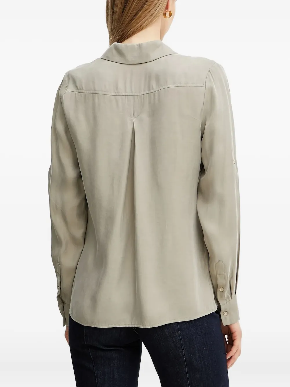 GUESS USA Blouse met opgestikte zak Groen