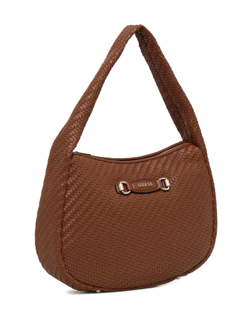 GUESS USA Geweven schoudertas - Bruin