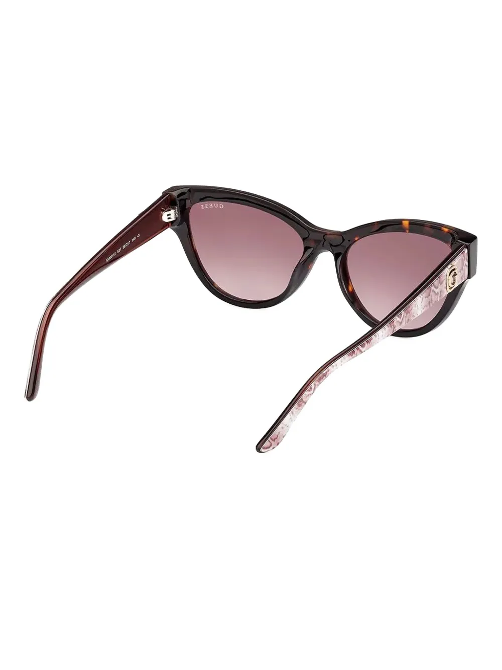 GUESS EYEWEAR Zonnebril met cat-eye montuur Rood