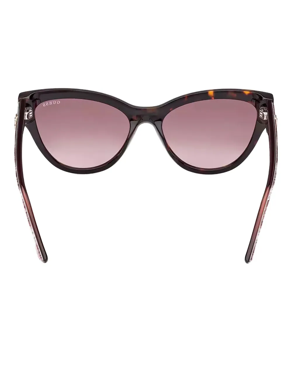GUESS EYEWEAR Zonnebril met cat-eye montuur Rood