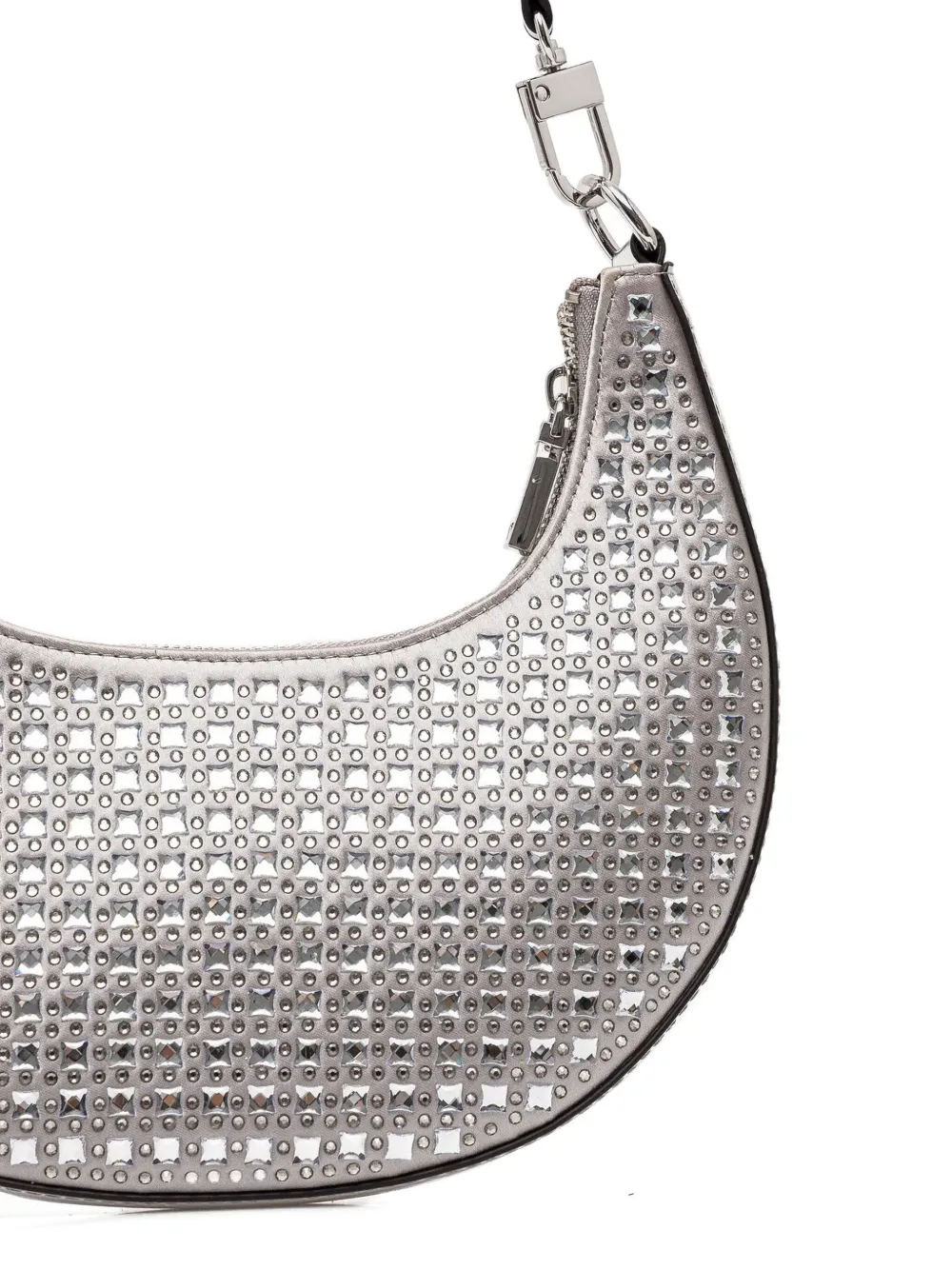 GUESS USA Schoudertas verfraaid met stras Zilver