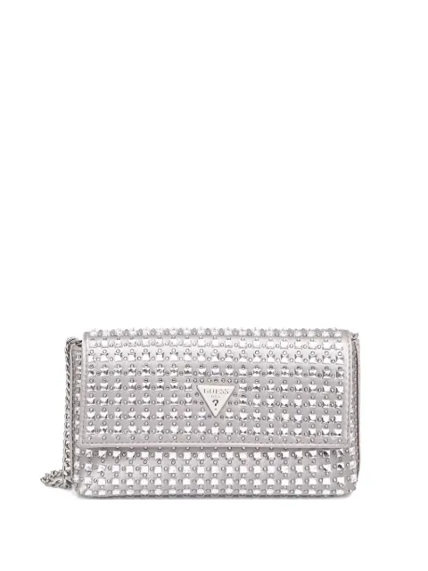 GUESS USA crystal-embellished clutch bag