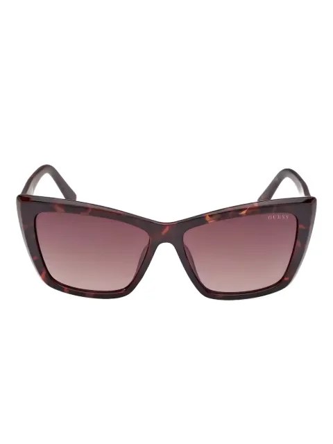 GUESS EYEWEAR tortoiseshell-effect cat-eye sunglasses