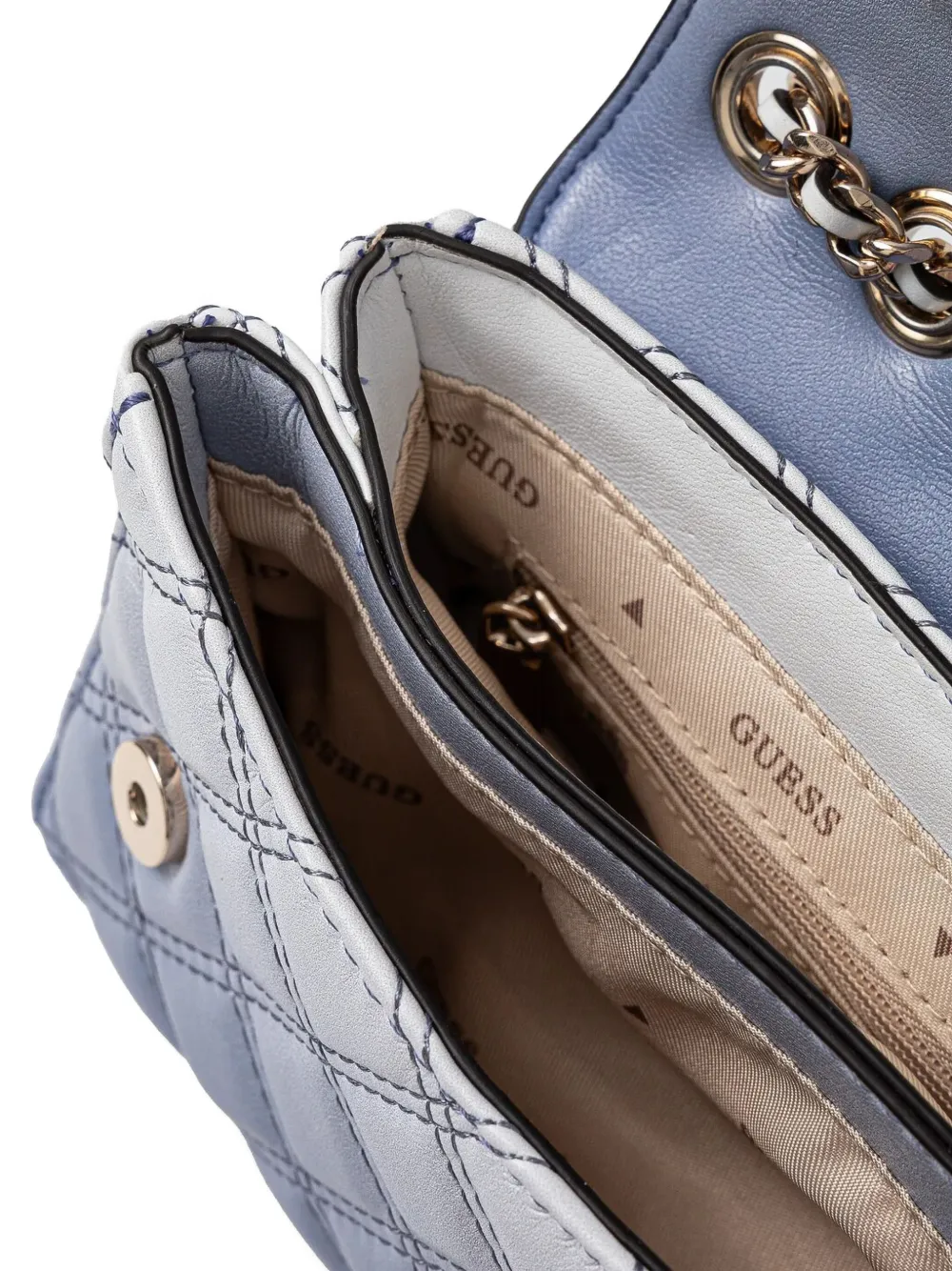 GUESS USA Gewatteerde schoudertas Blauw