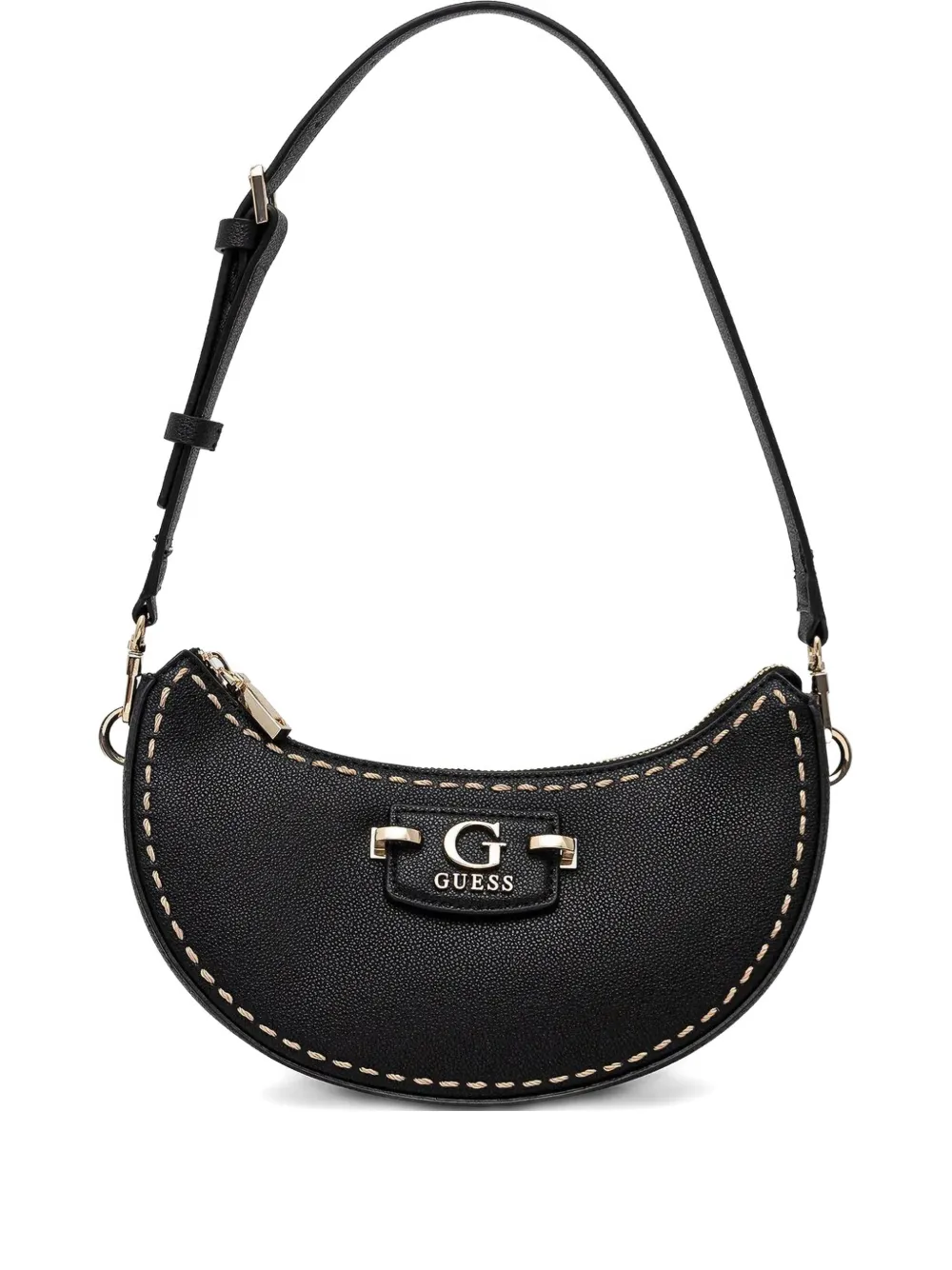 GUESS USA bolsa de hombro con diseño semicírculo | negro | Image 1