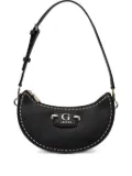GUESS USA Nastra semi-circle shoulder bag - Black
