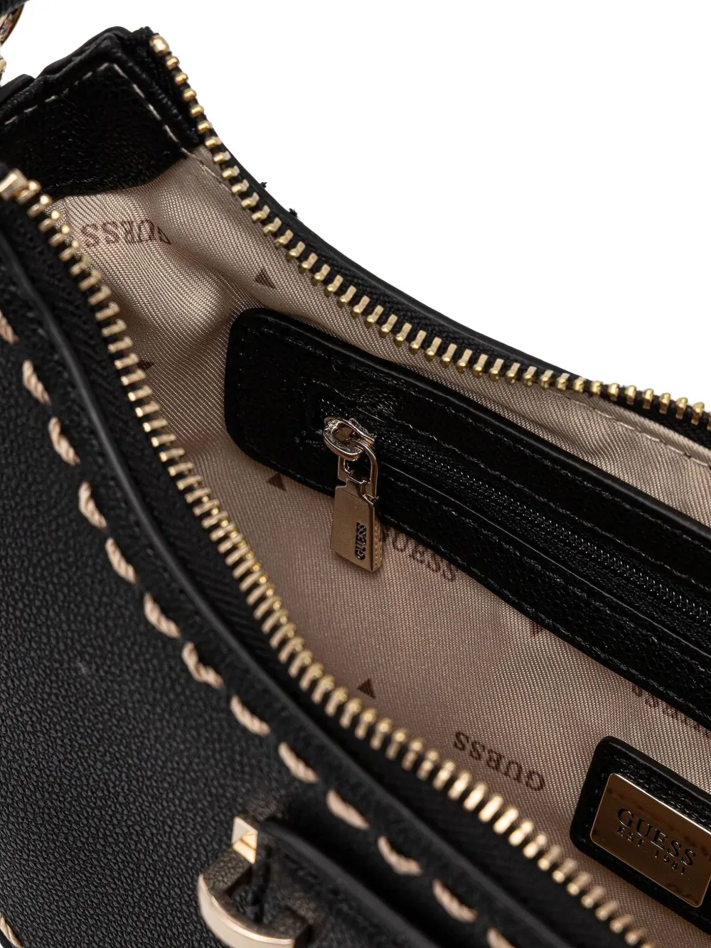 GUESS USA Semi-ronde schoudertas Zwart