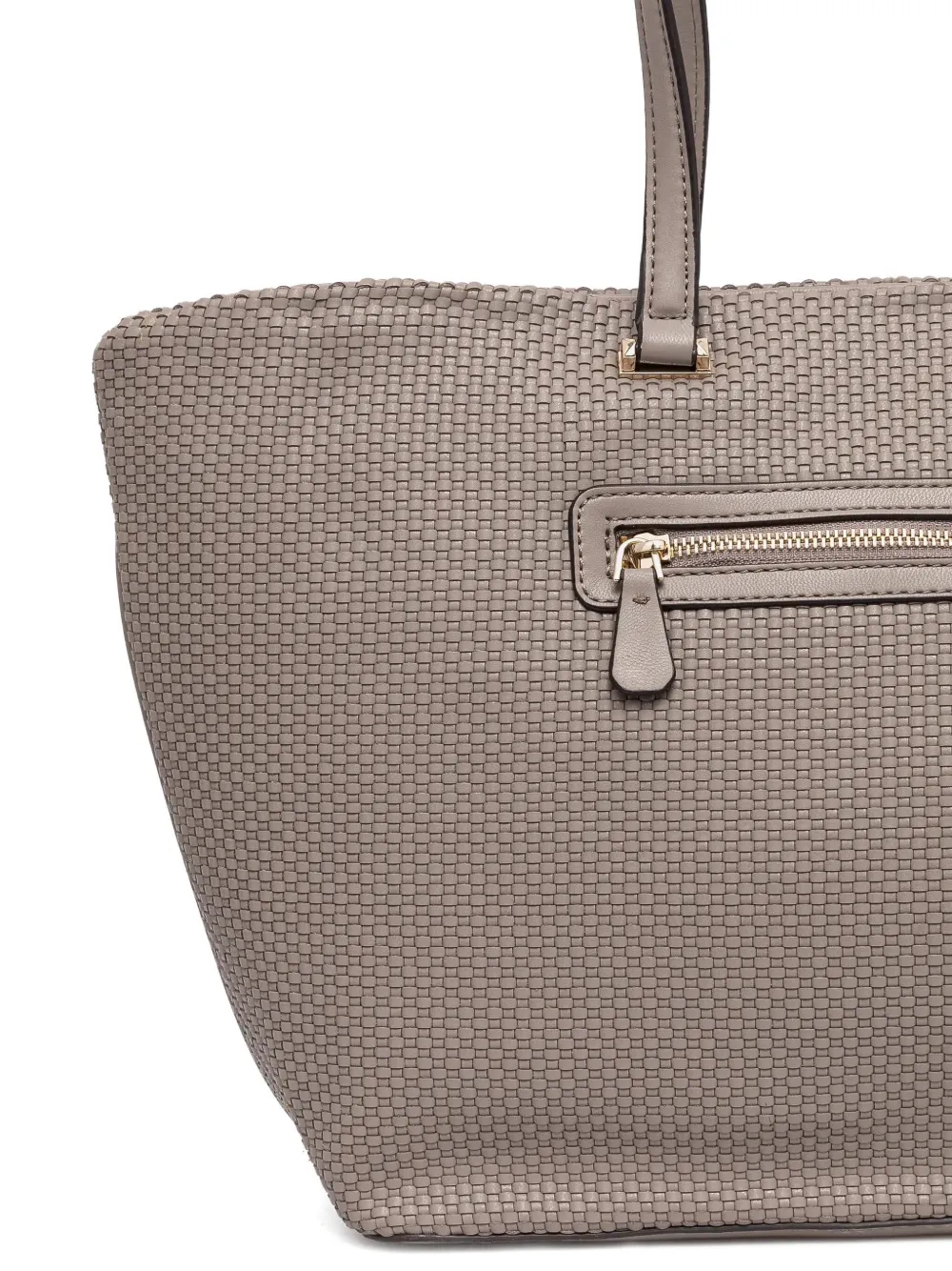 GUESS USA Schoudertas met logoplakkaat Beige