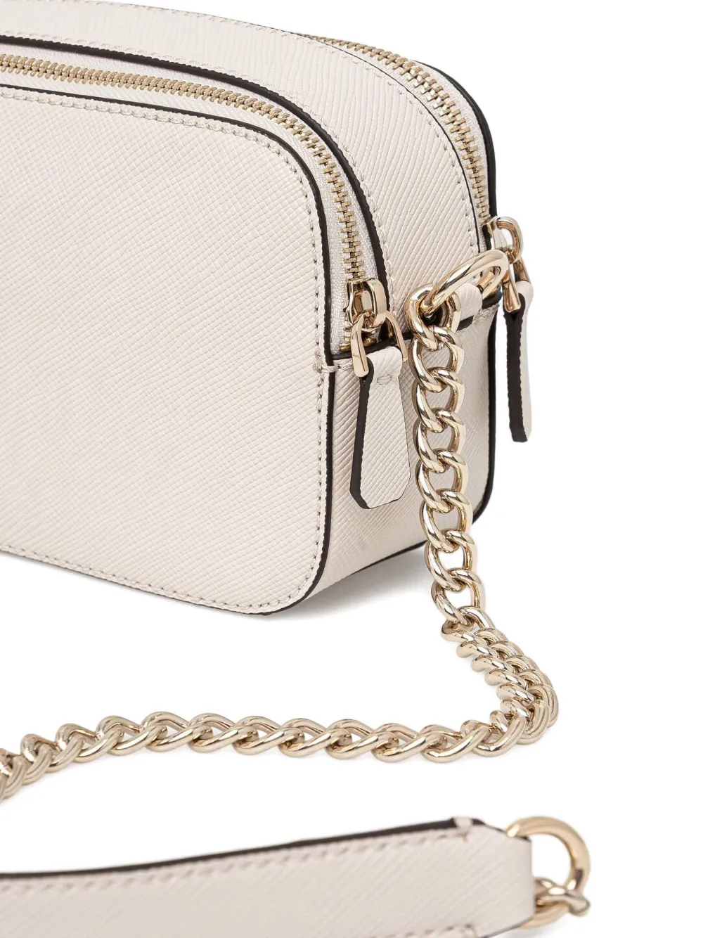 GUESS USA Crossbodytas met logoplakkaat Beige