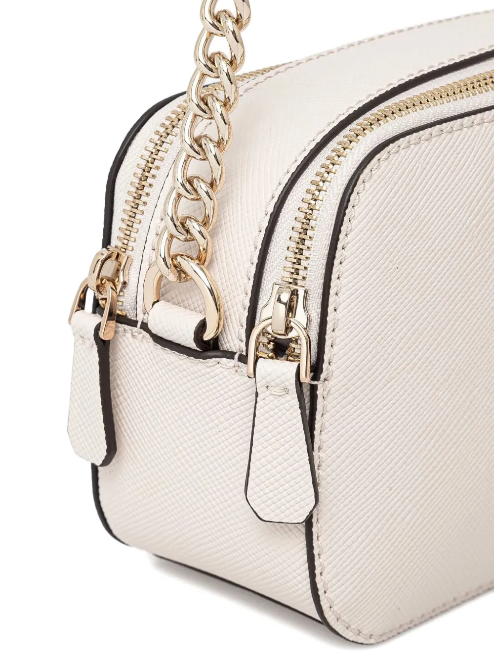 GUESS USA Crossbodytas met logoplakkaat Beige