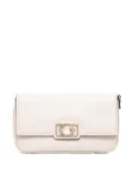 GUESS USA Anadela logo-plaque cross body bag - White