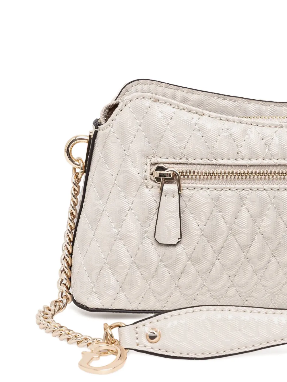GUESS USA Gewatteerde crossbodytas Beige