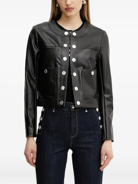GUESS USA decorative-button cropped jacket
