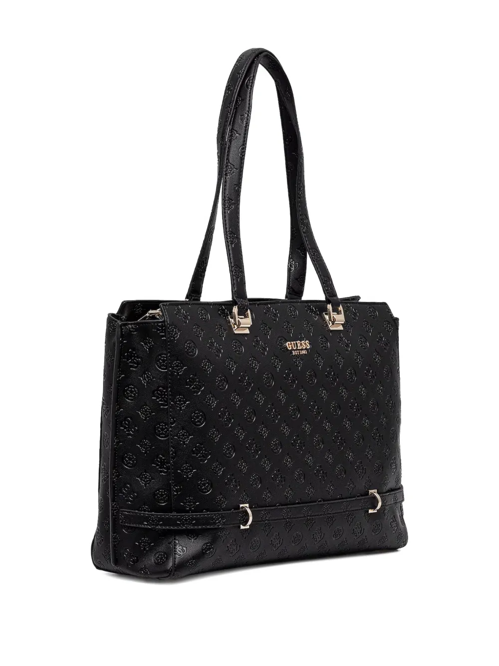 GUESS USA Reistas met monogram Zwart