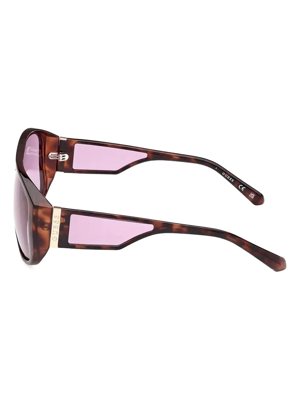 GUESS EYEWEAR Zonnebril met piloten montuur Bruin