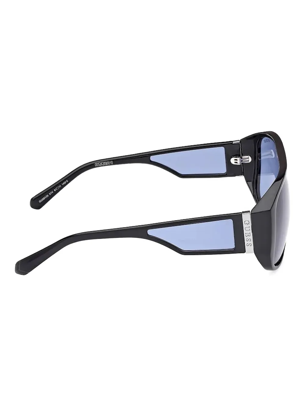 GUESS EYEWEAR Zonnebril met geometrisch montuur Zwart