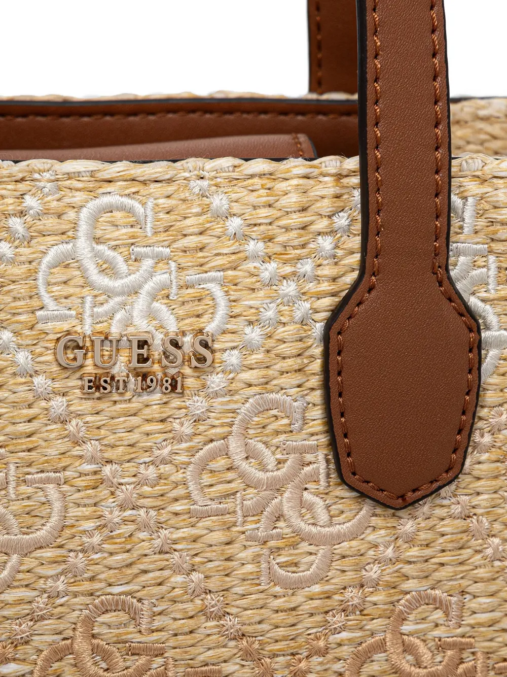 GUESS USA Shopper met logo Bruin