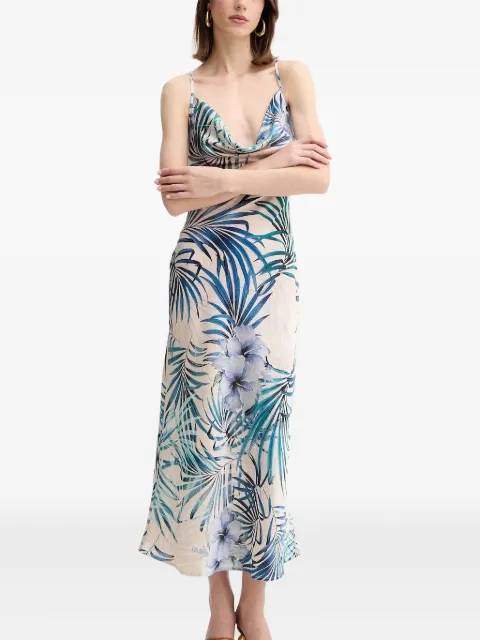 GUESS USA floral-print slip dress