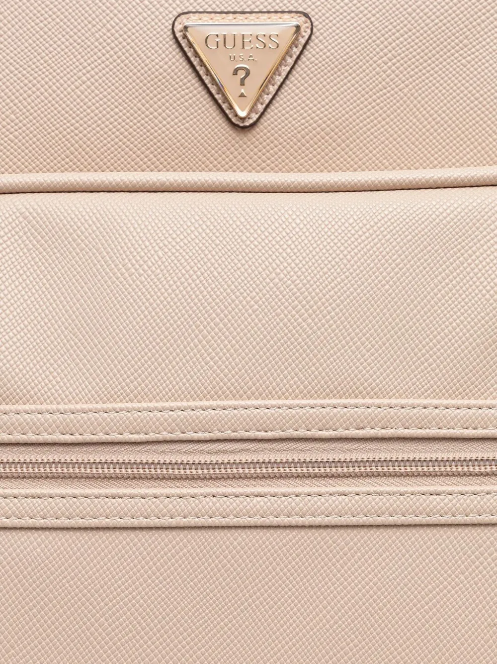 GUESS USA Gestructureerde rugzak met rits Beige