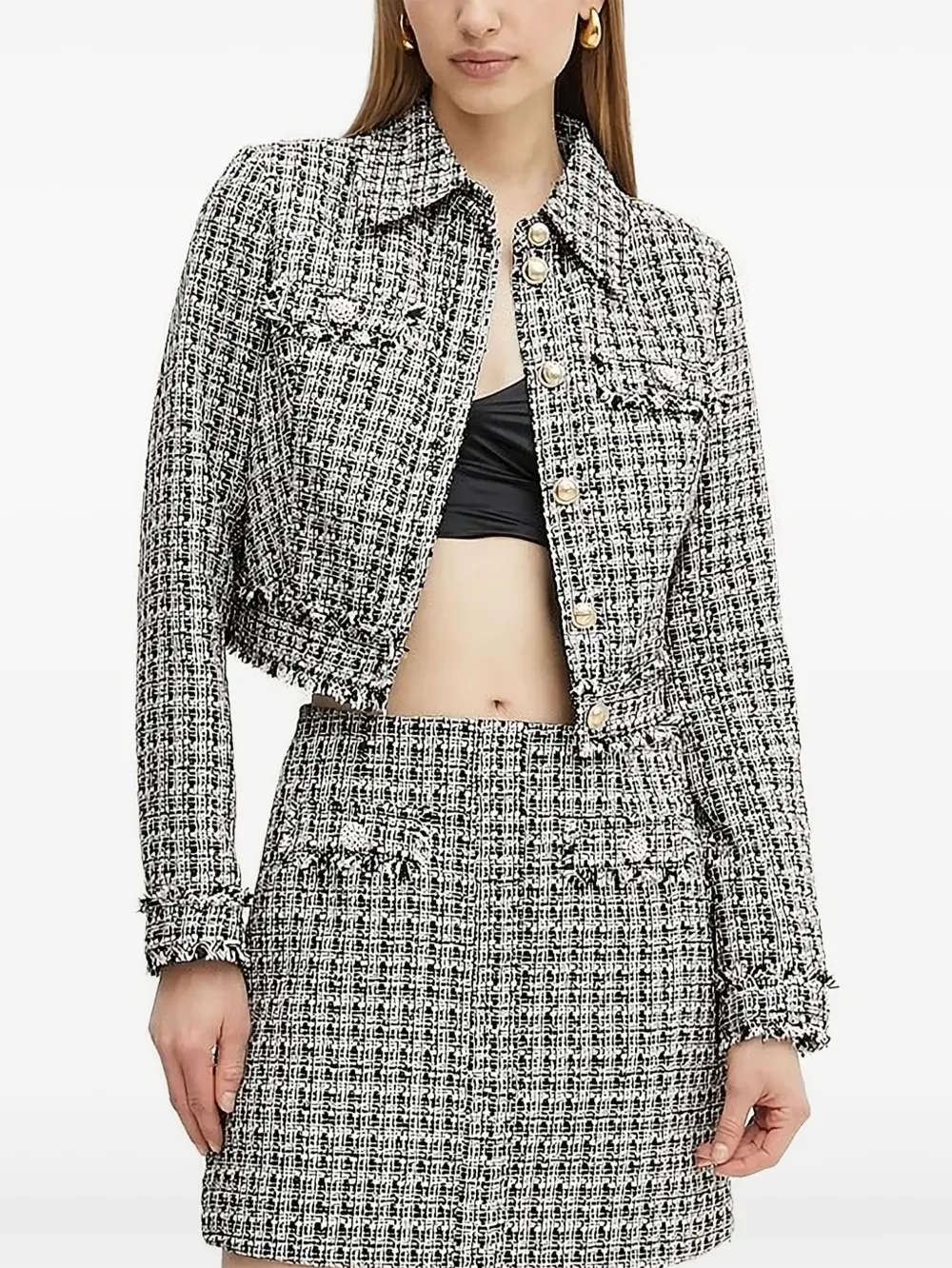 GUESS USA Tweed jack Zwart