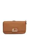 GUESS USA logo-plaque crossbody bag - Brown