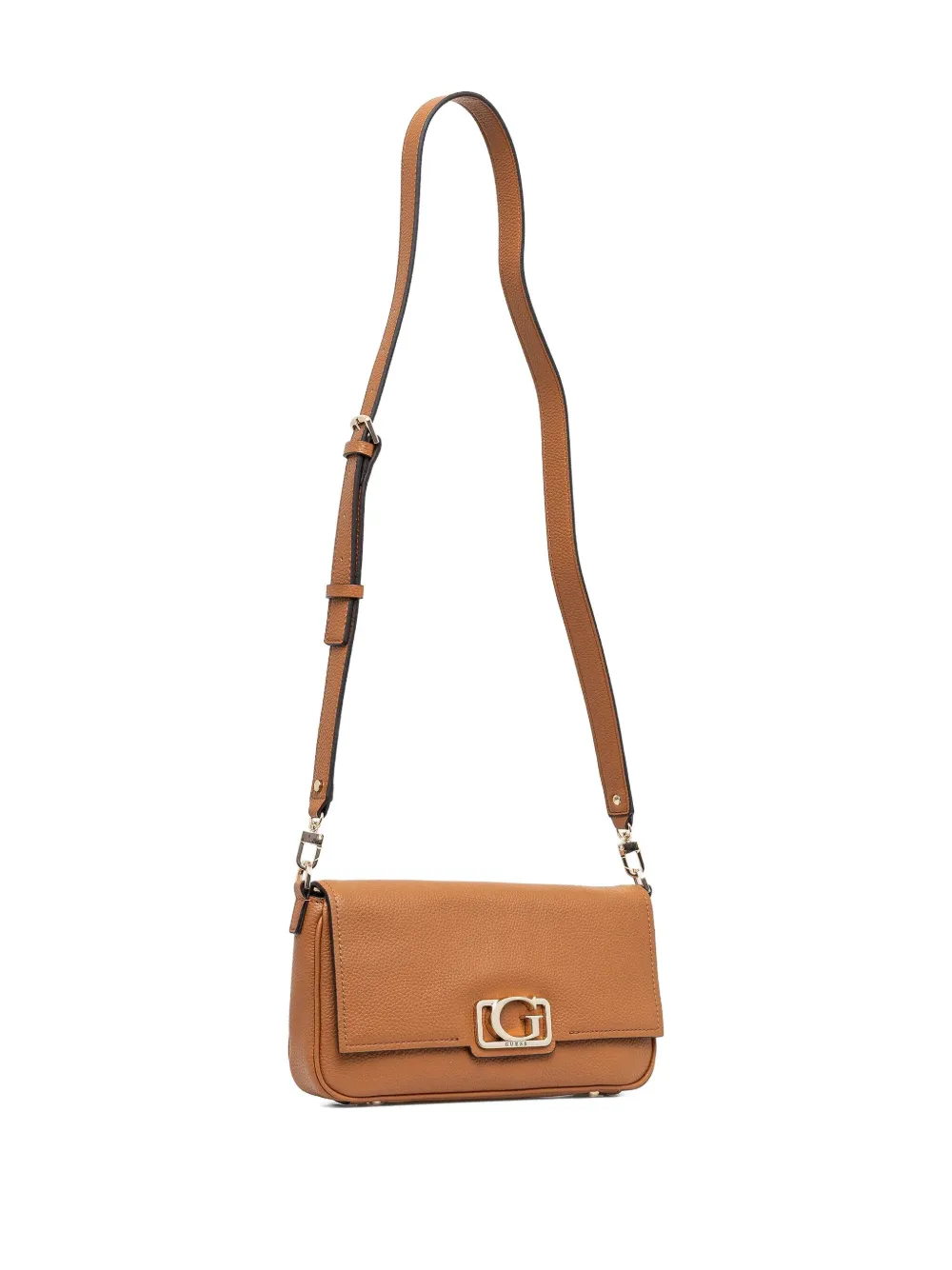 GUESS USA Crossbodytas met logoplakkaat Bruin