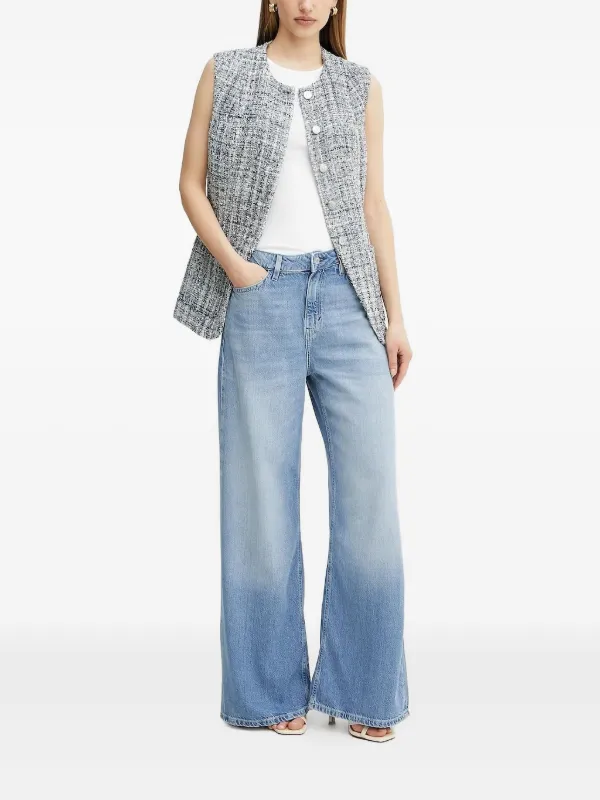GUESS USA ツイード ベスト | グレー | FARFETCH JP