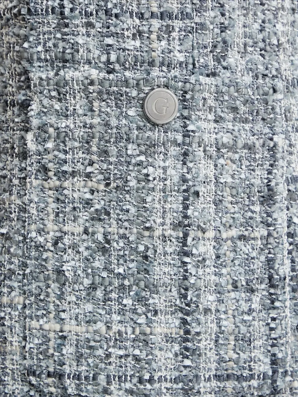 GUESS USA Tweed mouwloos gilet Grijs