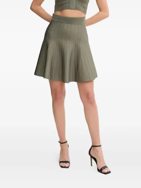 GUESS USA ribbed flared mini skirt