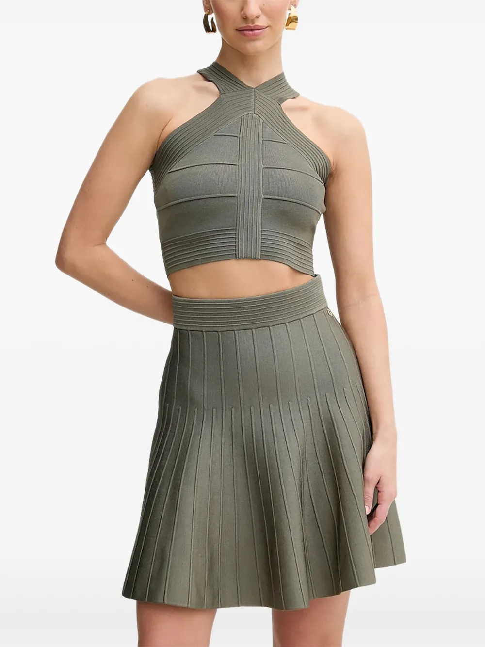 GUESS USA ribbed flared mini skirt | A-Line Skirts | Image 2