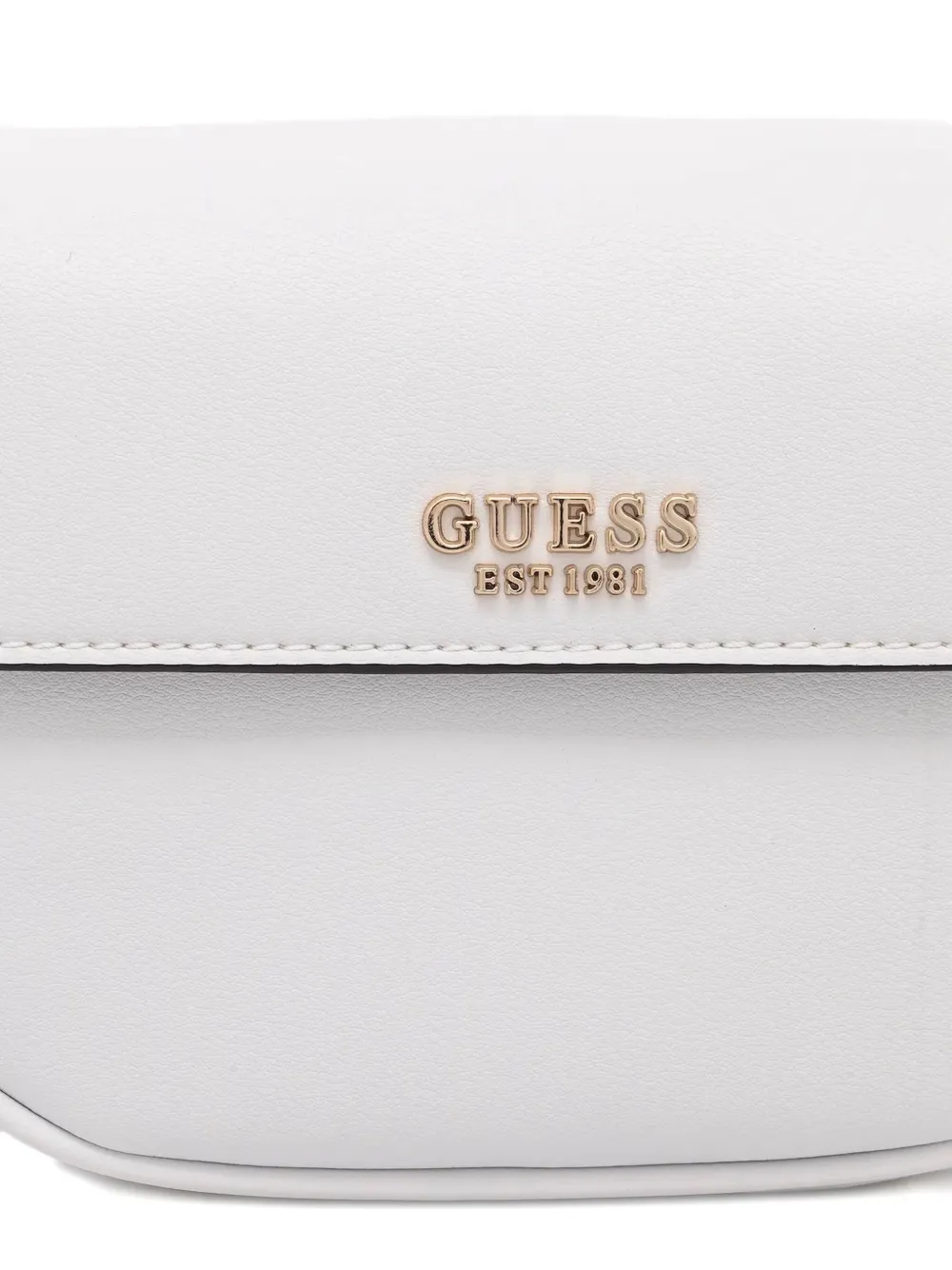 GUESS USA Ovalen crossbodytas Wit